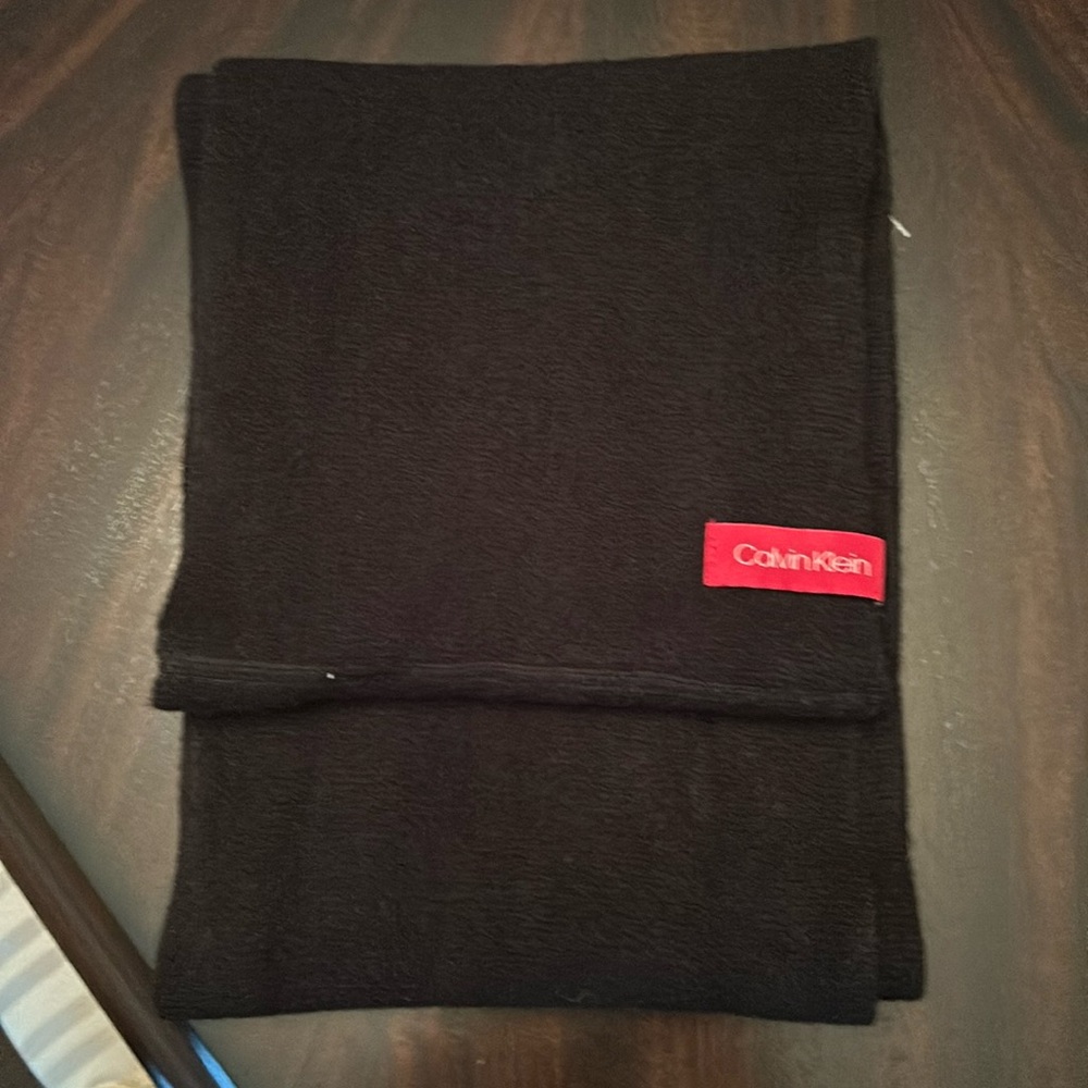 Calvin Klein Black Infinite Scarf - NWOT